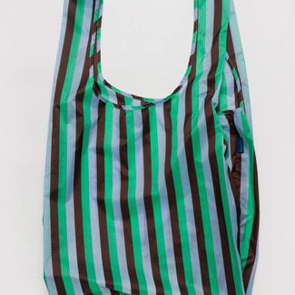 Baggu Baggu Reusable Bag Big Mint 90's Stripe