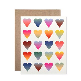 Hartland Cards Neon Gradient Hearts