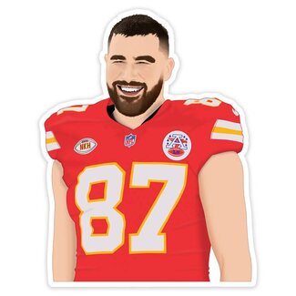 Shop Trimmings Travis Kelce Kansas City Chiefs Taylor's Boyfriend Sticker