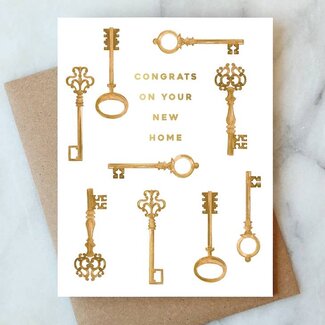 Abigail Jayne Design Keys Welcome Home Greeting Card