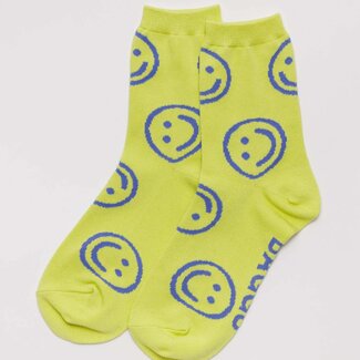 Baggu Baggu Crew Socks Citron Happy
