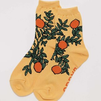 Baggu Baggu Crew Socks Orange Tree