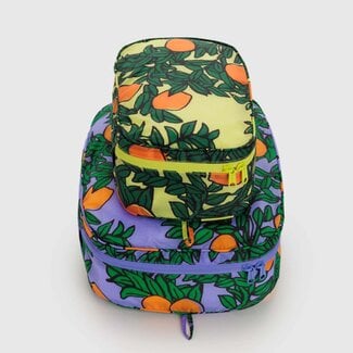 Baggu Baggu Packing Cube Set Orange Trees