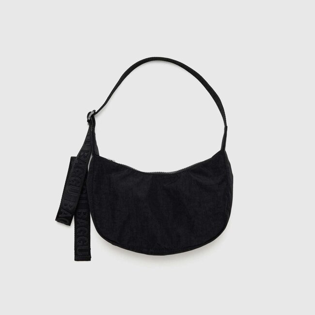 Baggu Small Nylon Crescent Bag Black