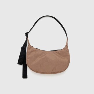 Baggu Baggu Small Nylon Crescent Bag Cocoa