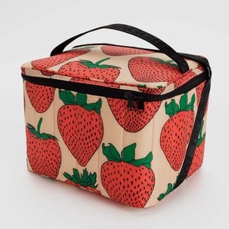 Baggu Baggu Puffy Cooler Bag Strawberry