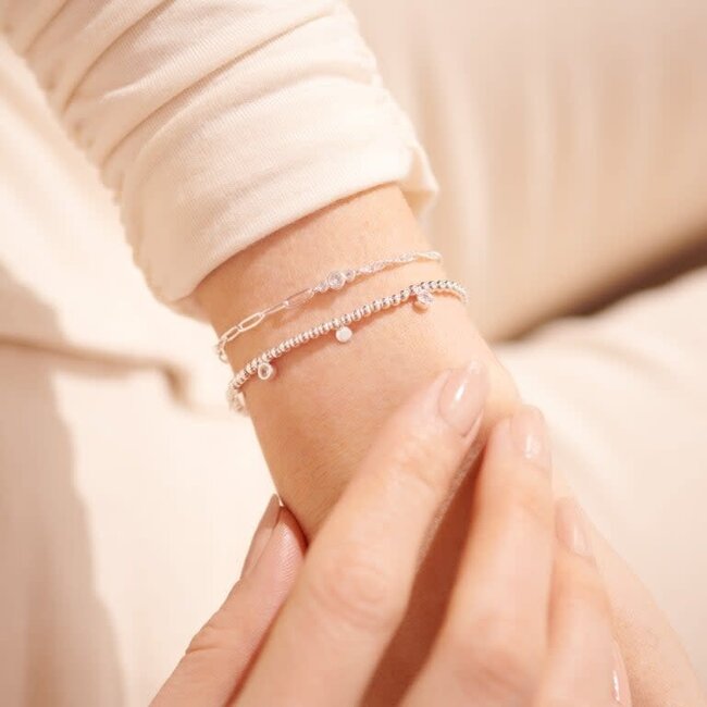 Stacks Of Style Round Bracelets in Silver