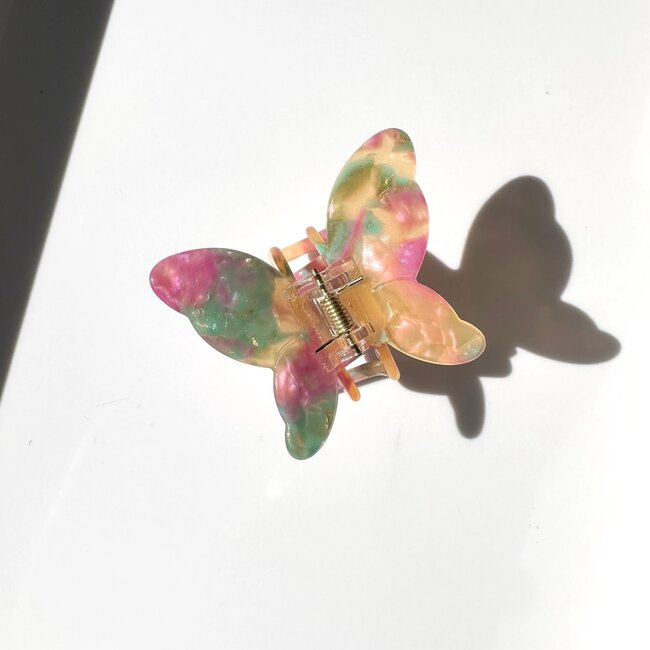 Solar Eclipse Spring Butterfly Wildflowers Hair Claw