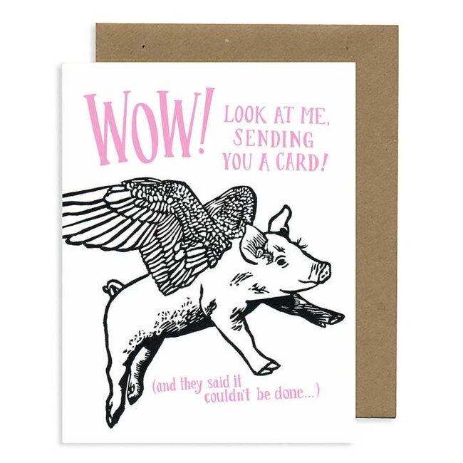Flying Pig - Send A Card