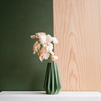 Minimum Design Minimum Design Origami Vase Green 15cm