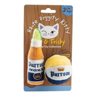 Haute Diggity Dog Haute Diggity Kitty Purrona Bottle & Ball