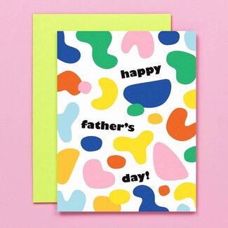 Father's Day Shapes • Abstract Blobs Dad Card