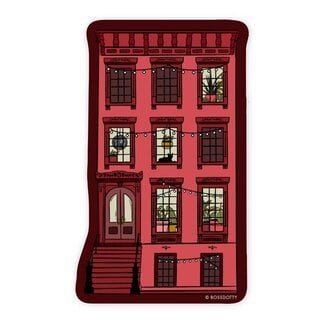 Boss Dotty Paper Co Brooklyn Brownstone Sticker