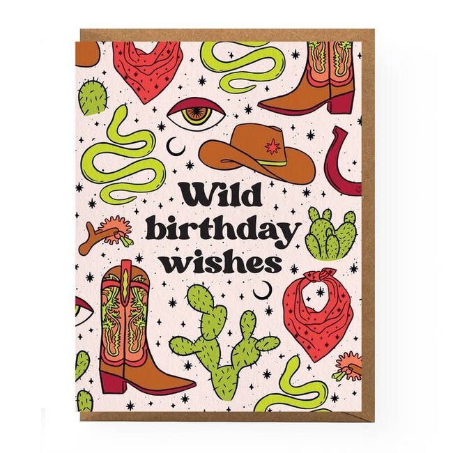 Wild West Birthday Card