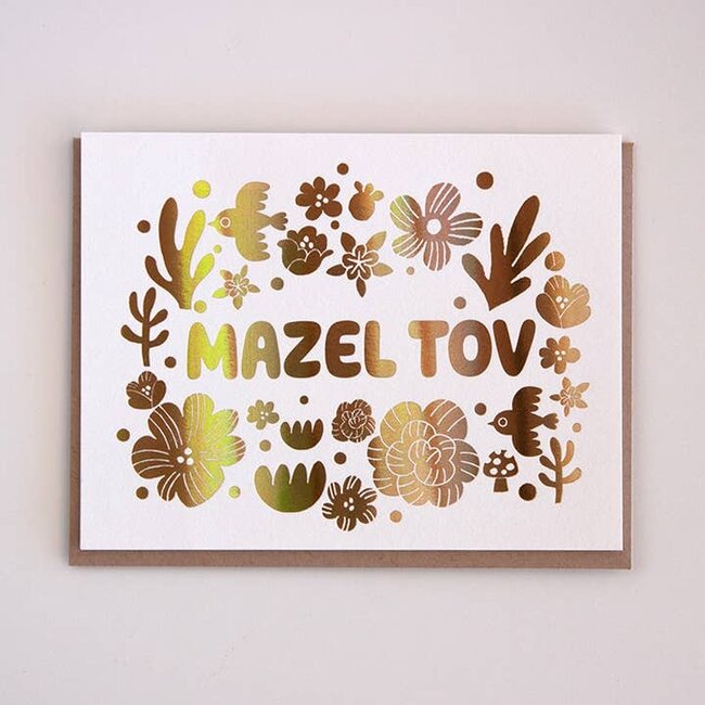 Mazel Tov Birds & Flowers