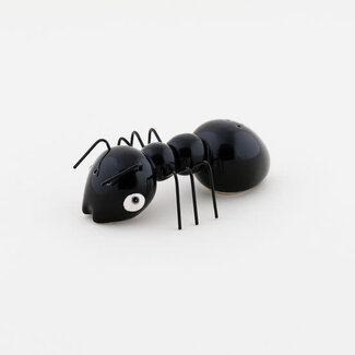 onehundred80degrees Picnic Black Ant Salt & Pepper Ceramic 4.5"