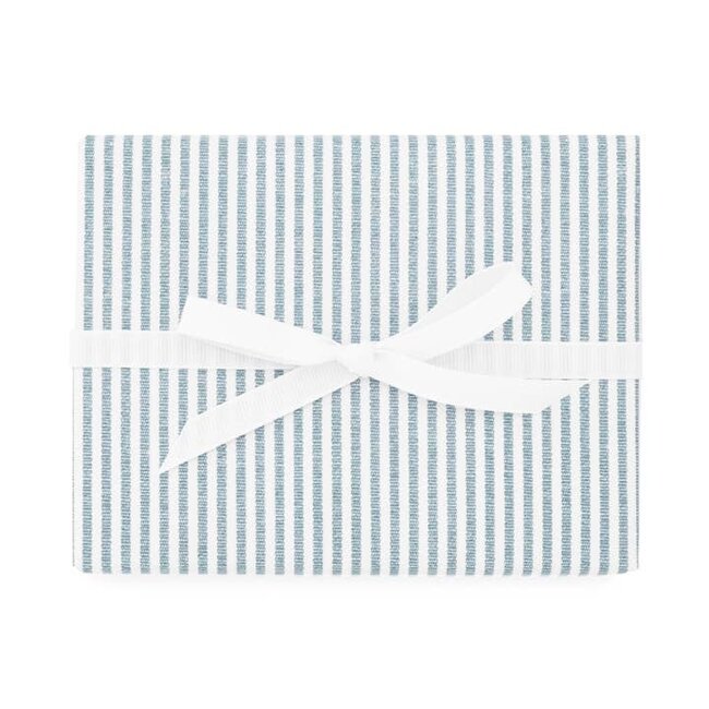 Navy Ticking Stripe, Wrapping Paper Roll