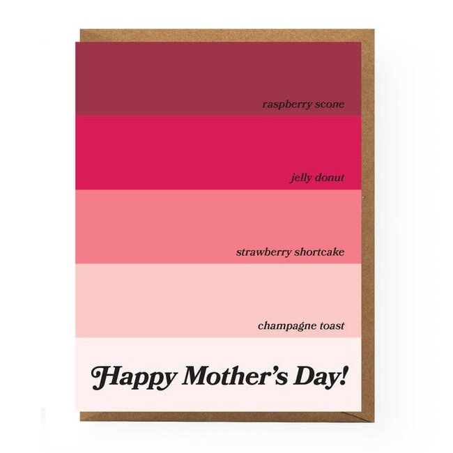 Paint Chip Mother's Day Greeting Card