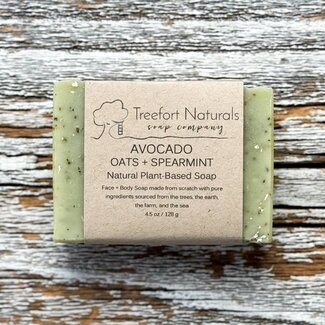 Treefort Naturals Avocado Oats + Spearmint Soap Limited