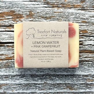 Treefort Naturals Lemon Water + Pink Grapefruit Soap * Limited