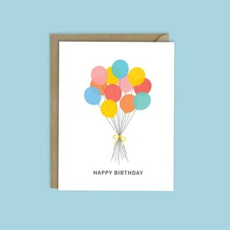 Mellowworks Birthday Balloons Card Happy Birthday