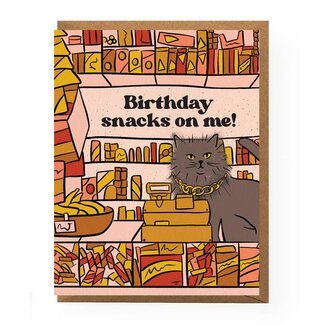 Boss Dotty Paper Co Bodega Cat Birthday Card