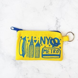 Calhoun & Co. Calhoun & Co. NY Zipper Card Pouch Metro Card