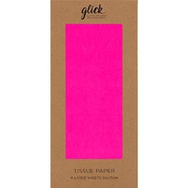 Tissue Plain Neon Pink