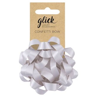 Glick Bow Confetti Silver