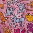 Baggu Reusable Bag Standard Keith Haring Pets