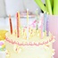 TOPS Malibu Glitter Wish Candles Beeswax Rainbow 3"