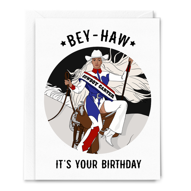 Bey-Haw Birthday Card