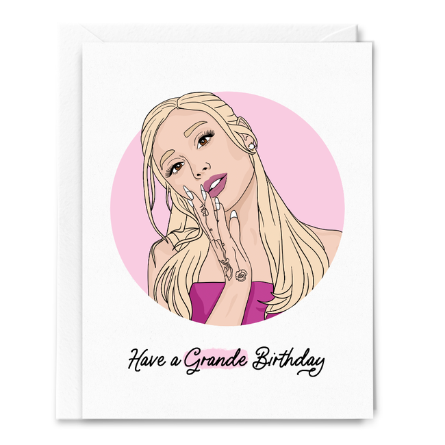 Grande Birthday Card