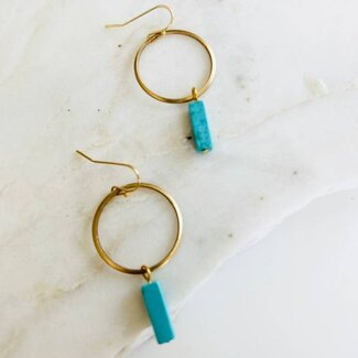 Tilly Doro Turquoise Lolli Earrings