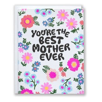 Banquet Workshop Disco Flowers Best Mother Ever Note Card