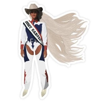 Shop Trimmings Beyoncé Cowboy Carter Sticker