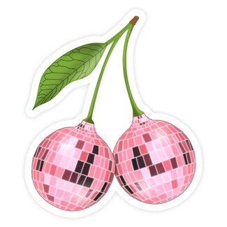 Shop Trimmings Disco Cherries Sticker