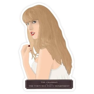 Shop Trimmings Taylor Swift the Tortured Poets Department Chairman Sticker