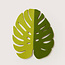 Graf & Lantz Felt Monstera Leaf Trivet Pistachio Loden Green Large