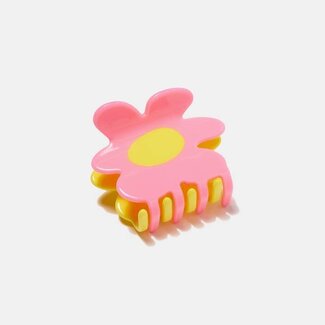 Chunks Chunks Flower Claw in Yellow + Pink