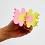 Chunks Flower Claw in Yellow + Pink