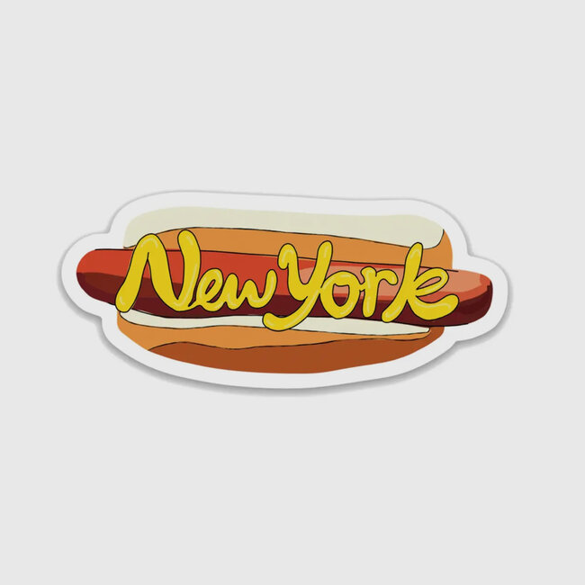 New York Hot Dog Sticker