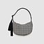 Baggu Small  37" Nylon Crescent Bag Black & White Gingham