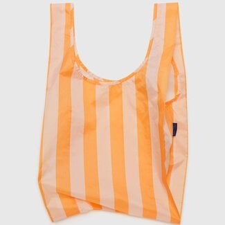 Baggu Baggu Reusable Bag Standard Tangerine Wide Stripe