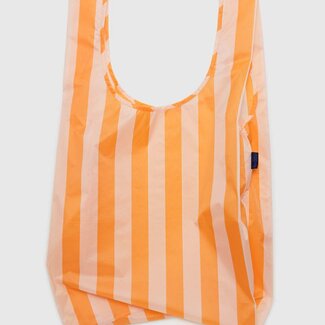 Baggu Baggu Reusable Bag Big Tangerine Wide Stripe