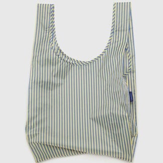 Baggu Baggu Reusable Bag Standard Blue Thin Stripe