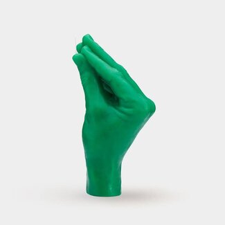 CandleHand Hand Gesture Candle - Italian Gesture Green
