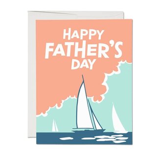 Red Cap Cards Sailing - Father's Day