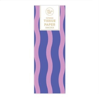 The Social Type Grape Jelly - Fussy Stripe Tissue Paper