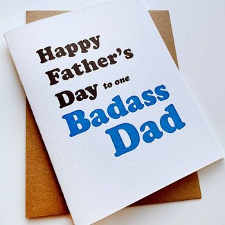 Steel Petal Press Badass Dad - Father's Day